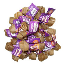 Load image into Gallery viewer, Bonofido 4 inch Rawhide Knot Bones (20 pack)