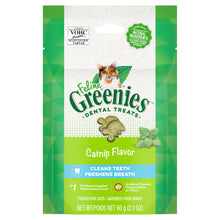 Load image into Gallery viewer, Greenies Dental Treats for Cats - Catnip Flavour (60g)