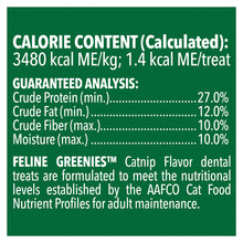 Load image into Gallery viewer, Greenies Dental Treats for Cats - Catnip Flavour (60g)