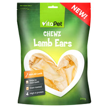 Load image into Gallery viewer, Vitapet Chewz - Lamb Ears (200g)