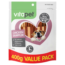 Load image into Gallery viewer, Vitapet Jerhigh Chicken Sampler (400g)