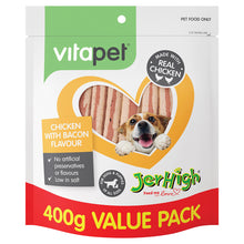 Load image into Gallery viewer, Vitapet Jerhigh Chicken & Bacon (400g)