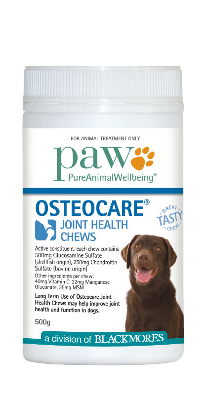 Paw by Blackmores - Osteocare Chews for Medium & Large Dogs (500g)