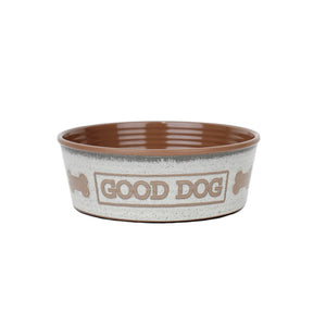 Barkley & Bella Melamine Bowl - Natural Bone Medium