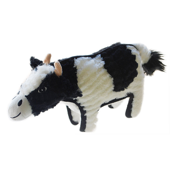 Dog Toy Ruff Play Plush Buddies Cow 25cm