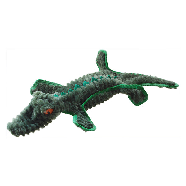 Dog Toy Ruff Play Plush Buddies Crocodile 42cm