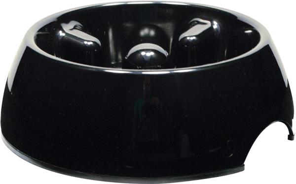 Dog it Go Slow Bowl - Black (1.2L)