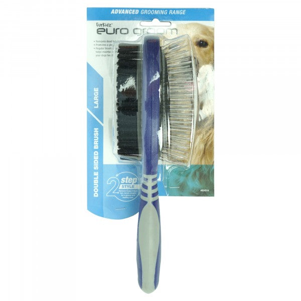 Euro Groom Pin Bristle Brush - Large