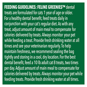 Greenies Dental Treats for Cats - Catnip Flavour (60g)