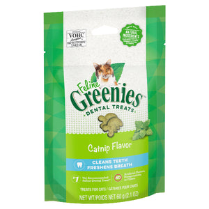 Greenies Dental Treats for Cats - Catnip Flavour (60g)