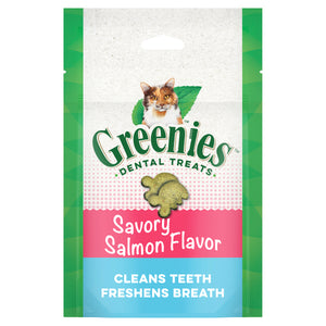 Greenies Dental Treats for Cats - Salmon Flavour (60g)