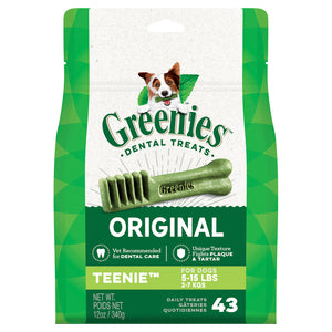 Greenies Dental Treats for Dogs - Teenie Size (340g)