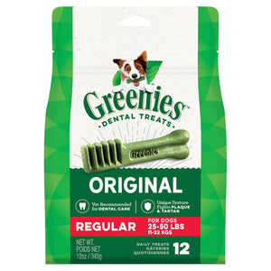 Greenies Dental Treats for Dogs - Regular Size (340g)