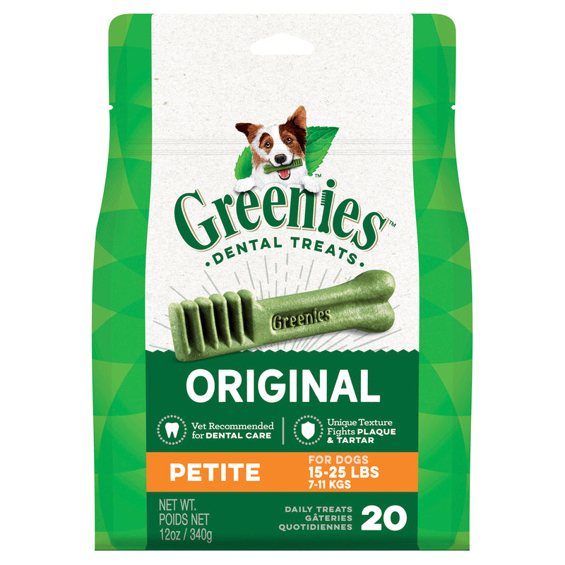 Greenies Dental Treats for Dogs - Petite Size (340g)