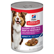 Load image into Gallery viewer, Hill&#39;s Dog Wet Food - Adult 7+ Beef Stew (363g)
