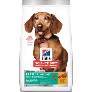 Hill's Dog Dry Food - Perfect Weight - Small & Mini (6.8kg)