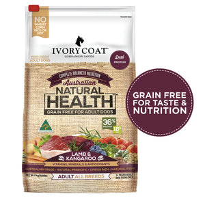 Ivory Coat Dog Dry Food - Lamb & Kangaroo (13kg)