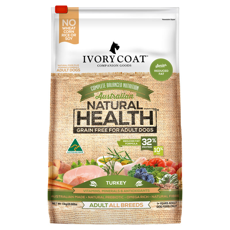 Ivory Coat Dog Dry Food - Mature - Turkey (13kg)