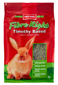 Peters Fibre Right Timothy Based 1kg