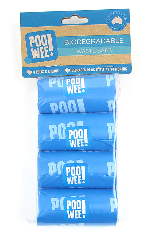 Poowee Biodegradable Waste Bags 60 Bags