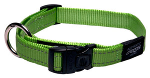 Rogz Classic Dog Collar - Lime - Large