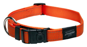 Rogz Classic Dog Collar - Orange - XLarge