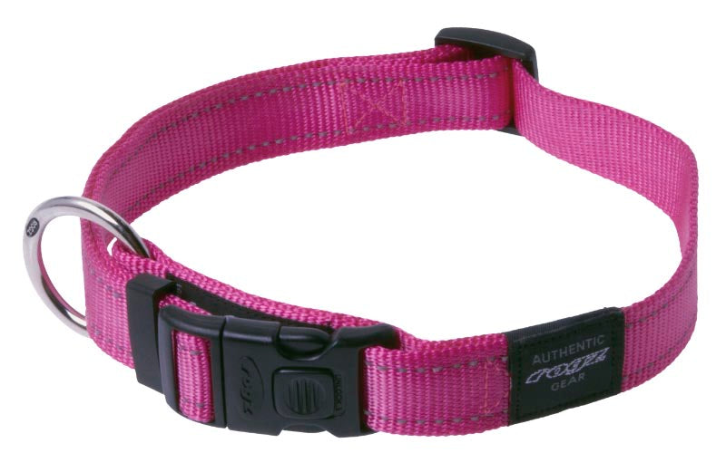 Rogz Classic Dog Collar - Pink - XLarge