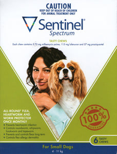 Sentinel Chew Small 4 to 11kg Dogs 6 pack