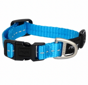 Rogz Classic Dog Collar - Turquoise - Small