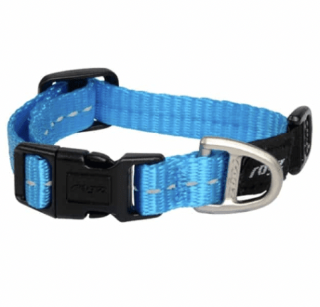 Rogz Classic Dog Collar - Turquoise - Small